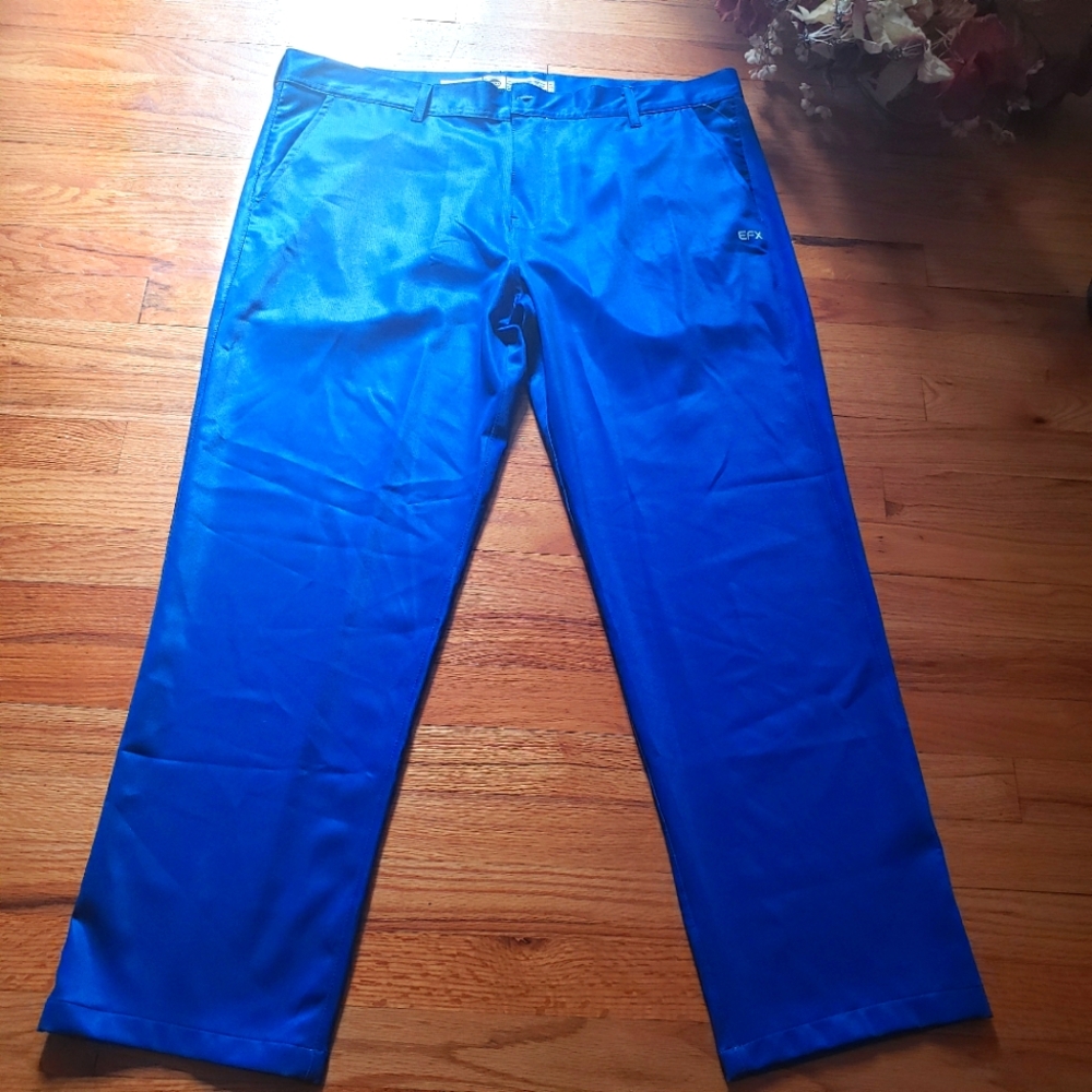 EFX Mens blue NWOT Golf pants 40x32 (42×29.5) pockets